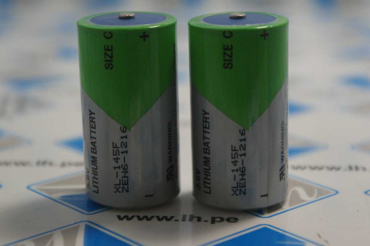 XL-145F         Battery size C, 3.6V, 8.5A